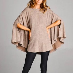 Cherish French Terry Poncho